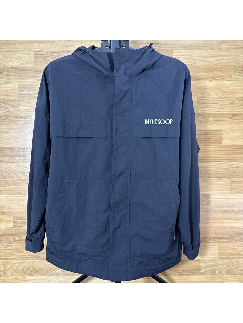 BTS In The Soop Official Merch Woven Rain Jacket Hooded Windbreaker Medium M